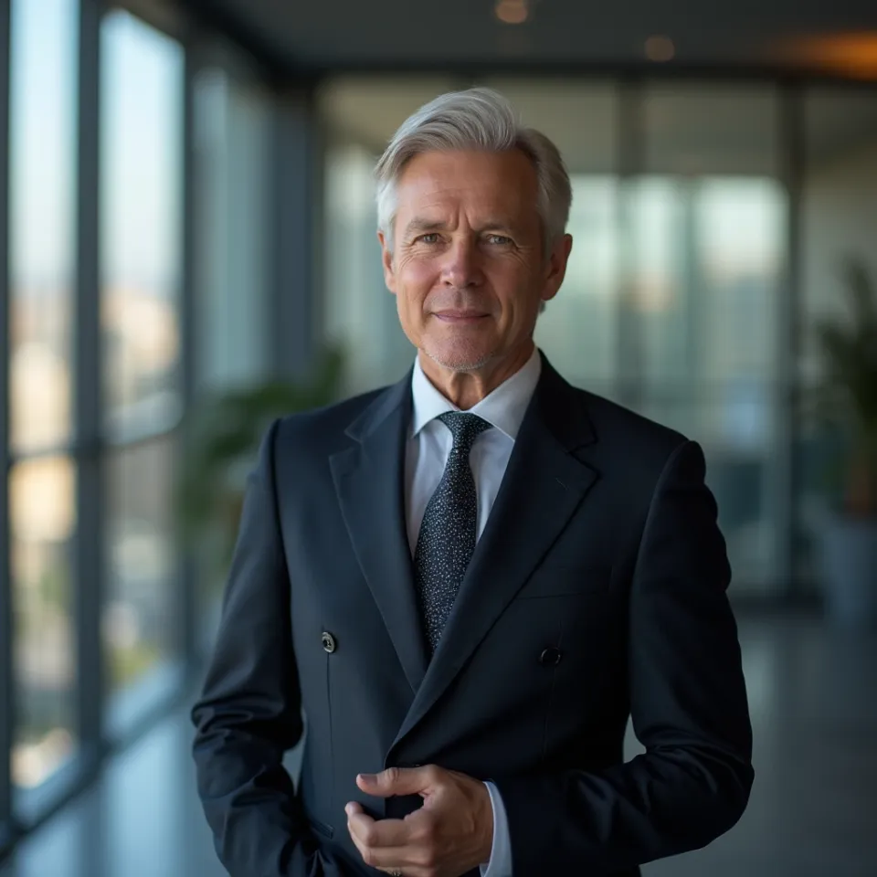 젊은 남성 전문가 프로필